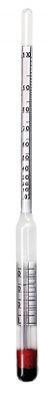 Alkoholmeter 0-100 Vol% mit Thermometer